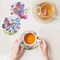 8 Pcs Diamond Painting Coasters for Adults, Colorful Butterfly Diamond Art Coaster Kits with Holder